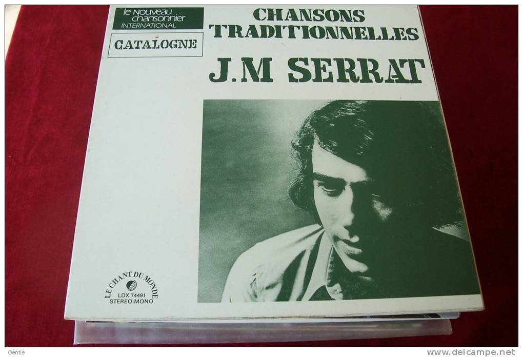 JOAN MANUEL SERRAT °  CHANSONS TRADITIONNELLES - Sonstige - Spanische Musik