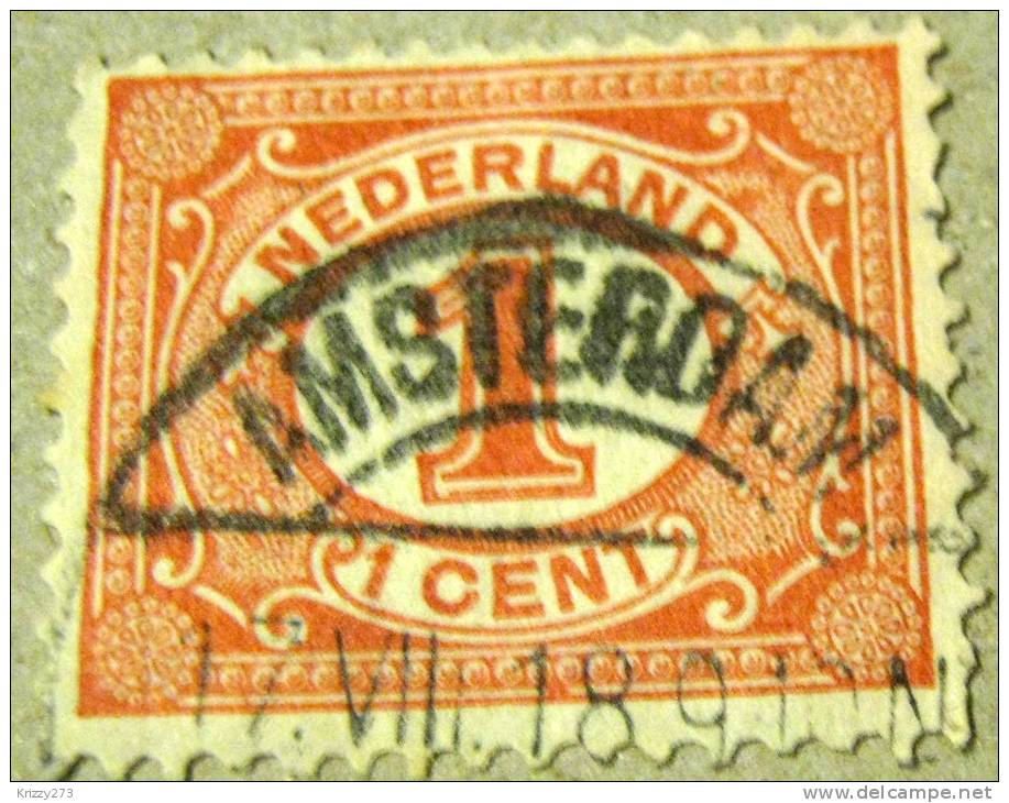 Netherlands 1898 Numeral 1c - Used - Oblitérés