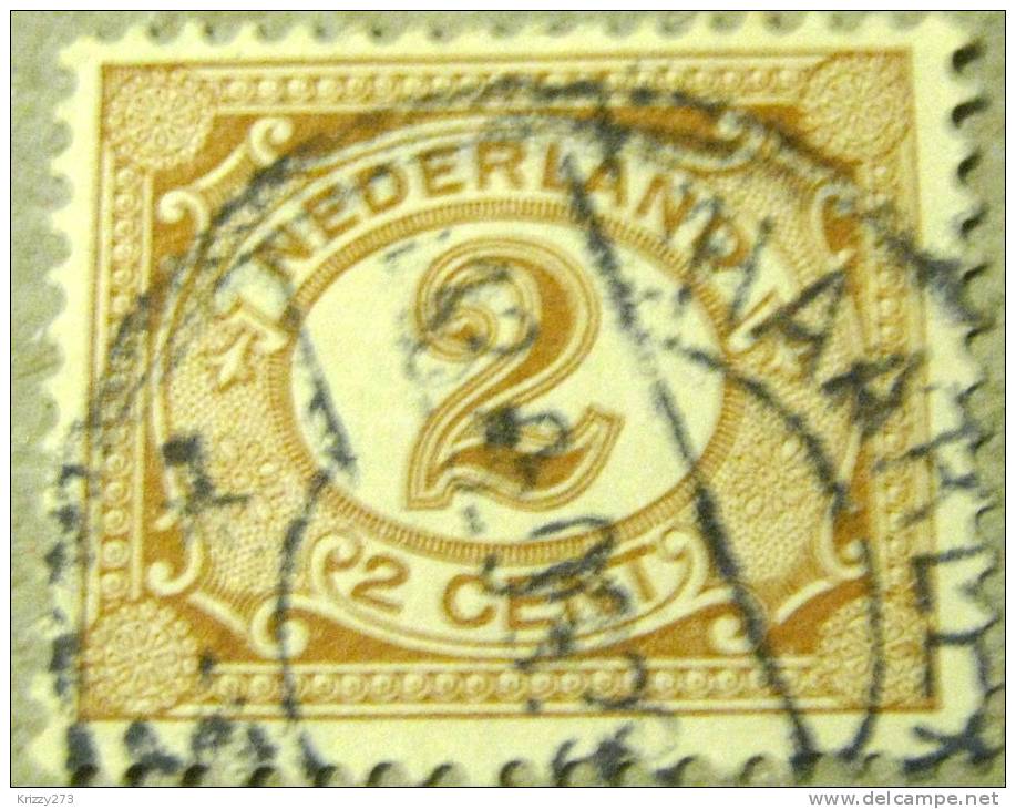 Netherlands 1898 Numeral 2c - Used - Oblitérés