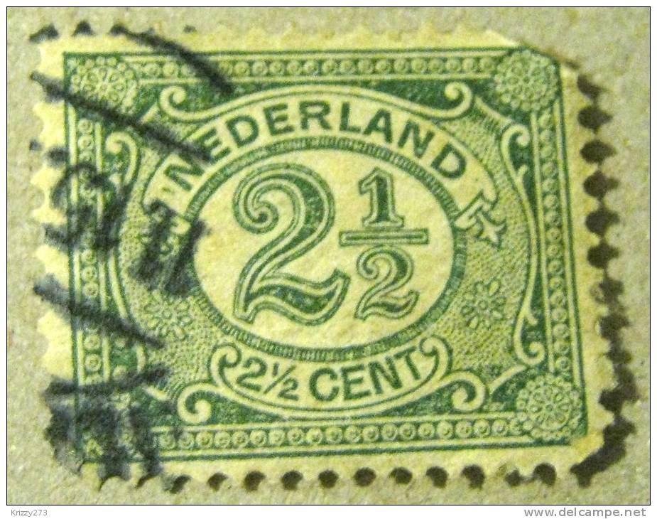 Netherlands 1898 Numeral 2.5c - Used - Oblitérés