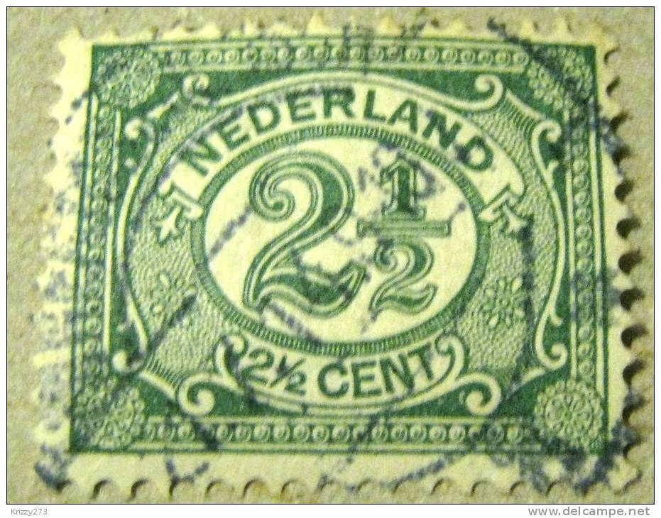 Netherlands 1898 Numeral 2.5c - Used - Oblitérés