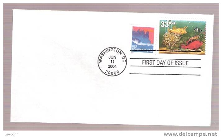 FDC Sea Coast - USA Nonprofit Org. - Scott # 3864 - 2001-2010