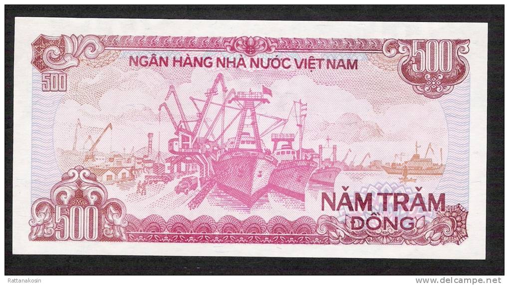 VIETNAM   P101a  500  DONG 1988 #XL    UNC. - Vietnam