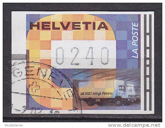 Switzerland 2001 Mi. 12    240 C ATM / Frama Label Lastkraftwagen - Affranchissements Mécaniques
