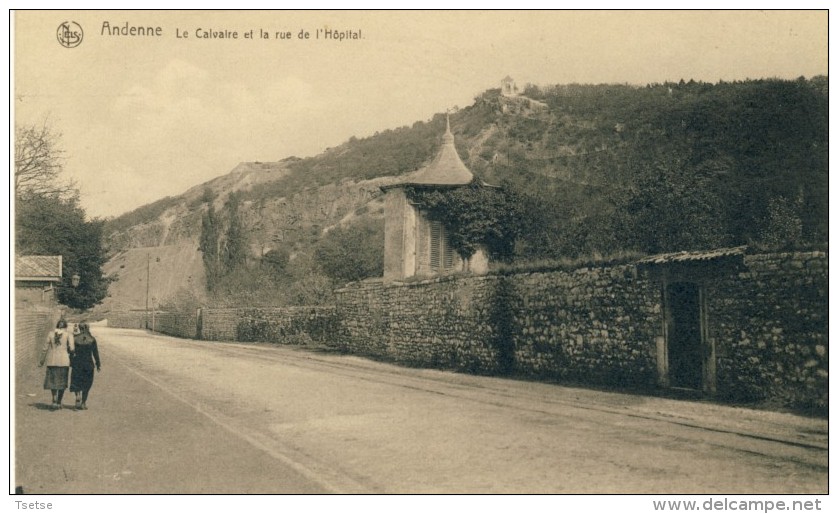 Andenne - Le Calvaire Et La Rue De L´Hôtital - Andenne