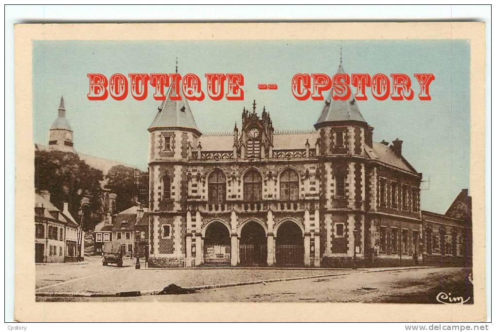 62 - AUXI Le CHATEAU - Hotel De Ville - Dos Scané - Auxi Le Chateau