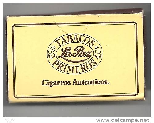 Cigare, La Paz, Classe Ouverte - Boite Allumettes, Utilisée  Voir Scan, Vide  (AL123) - Tobacco