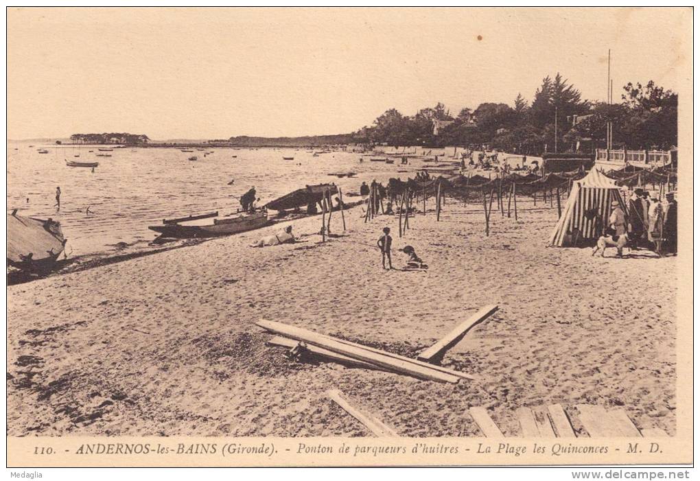 ANDERNOS LES BAINS - La Plage Des Quinconces - Andernos-les-Bains