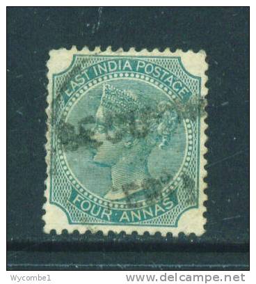 INDIA  -  1860  Queen Victoria  4a  Used As Scan - 1882-1901 Empire