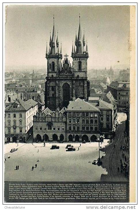 PRAHA - TCHECOSLOVAQUIE - LES BEAUTES NATURELLES DE PRAGUE - 1937 - - Fotografía