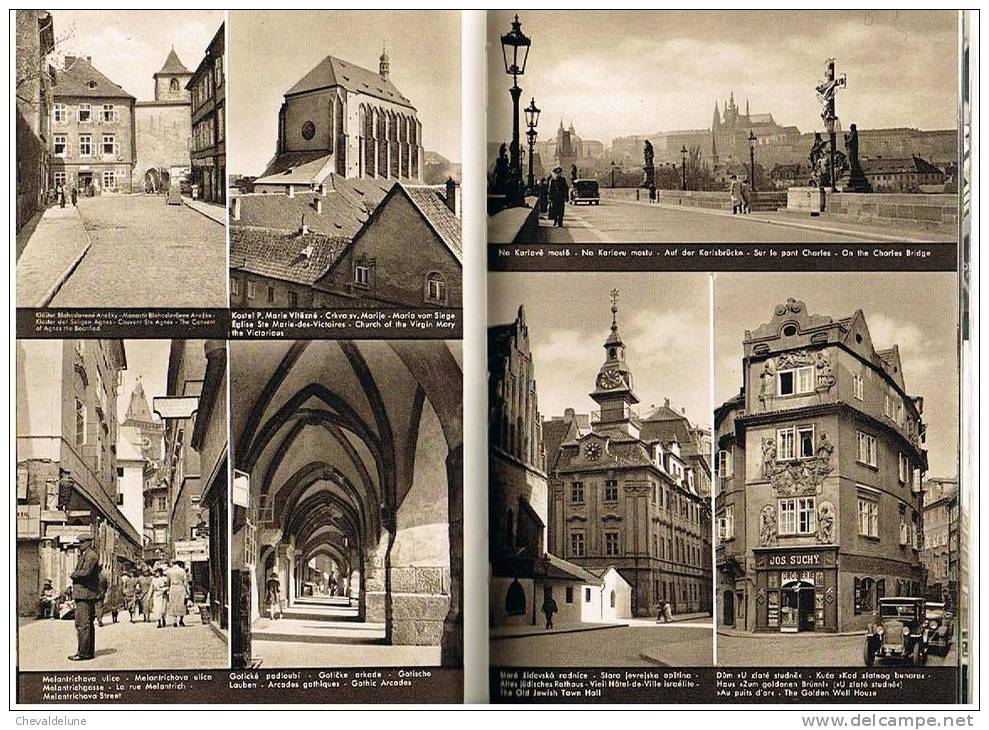 PRAHA - TCHECOSLOVAQUIE - LES BEAUTES NATURELLES DE PRAGUE - 1937 - - Photography