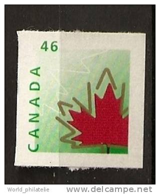 Canada 1998 N° 1626 ** Courant, Auto-Adhésif, Courtepointe, Feuille, Erable, Non Dentelé - Neufs