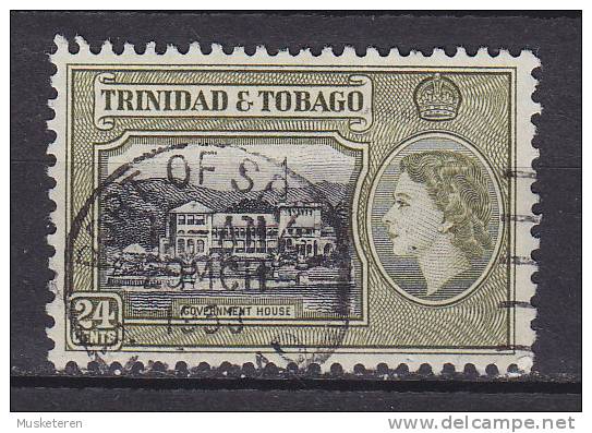 Trinidad & Tobago 1953 Mi. 163     24 C Königin Queen Elizabeth II. & Government House - Trinidad & Tobago (...-1961)