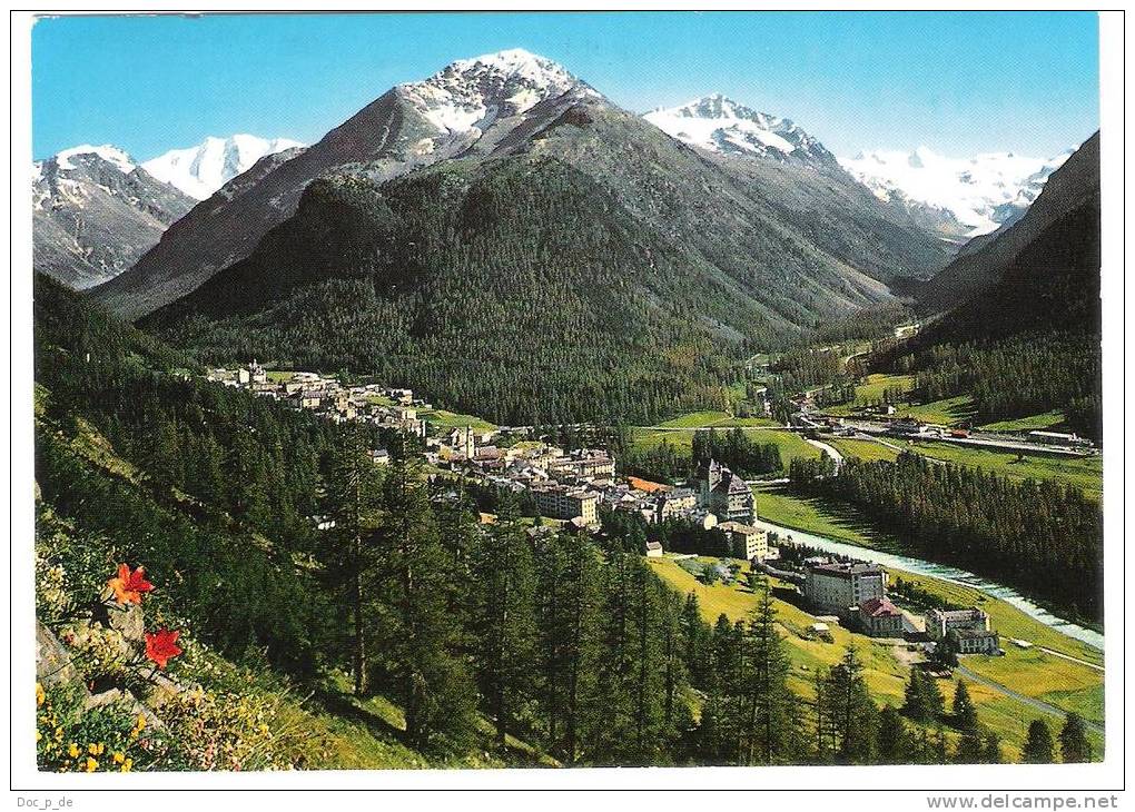 Schweiz - Pontresina Mit Piz Palü Und Sellagruppe - 1967 - Pontresina