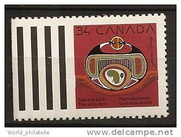 Canada 1990 N° 1160 ** Noël, Artiste Autochtone, Renaissance, Jackson Beardy - Unused Stamps