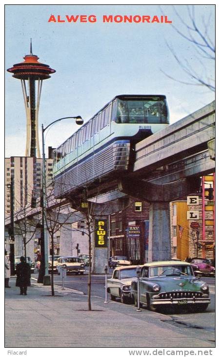 28474      Stati  Uniti,     Seatle,  The  Alweg  Monorail ,  NV - Seattle