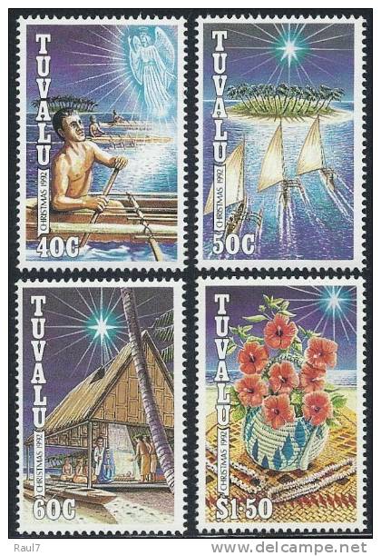 Tuvalu - 1992 - Noël 92 - 4v Neufs ** // Mnh - Tuvalu