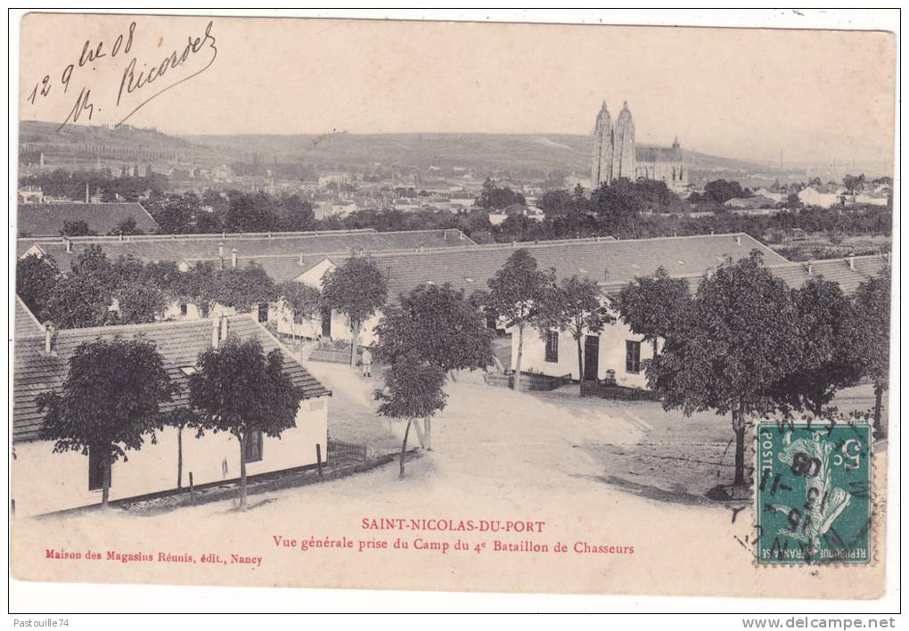 SAINT-NICOLAS-DU-PORT.  Vue Générale Prise Du Camp Du 4e  Bataillon De Chasseurs - Saint Nicolas De Port