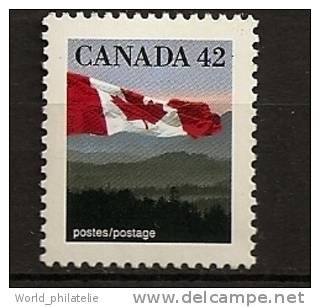 Canada 1991 N° 1222 ** Courants, Drapeau National, Feuille, Erable - Neufs
