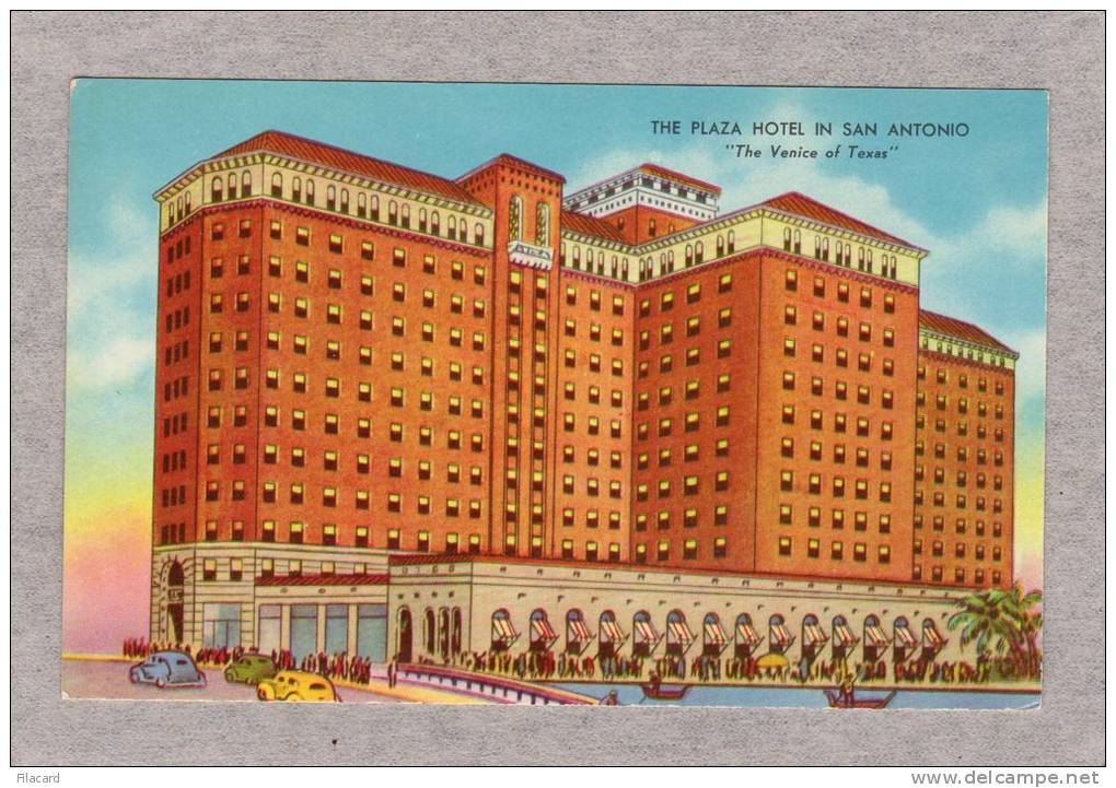 28519    Stati  Uniti,   The  Plaza  Hotel  In  San  Antonio,  "The  Venice  Of  Texas",  NV - San Antonio