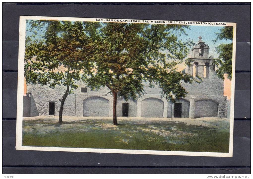 28524    Stati  Uniti,   Texas,   San  Antonio,  San  Juan  De  Capistran,  3rd  Mission,  Built  1718,  NV (scritta) - San Antonio