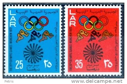 Libya 1972 20th Olympic Games, Munich MNH** - Lot. 918 - Libia