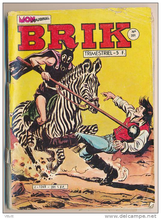 BD,SERIE : BRIK, N° 201 (Avril 1983), Mon Journal - Brick