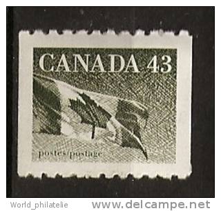 Canada 1992 N° 1297 ** Courant, Drapeau, Feuille, Erable, Roulette - Neufs