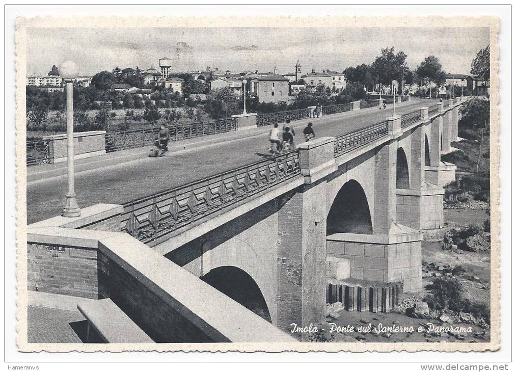 Imola - Ponte Sul Santerno E Panorama - H921 - Imola