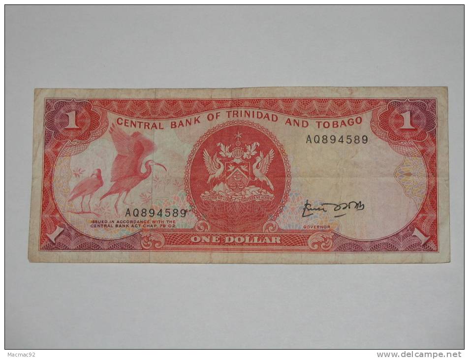 1 (one) Dollars 1985 Trinité Et Tobago - Central Bank Of Trinidad And Tobago - - Trindad & Tobago