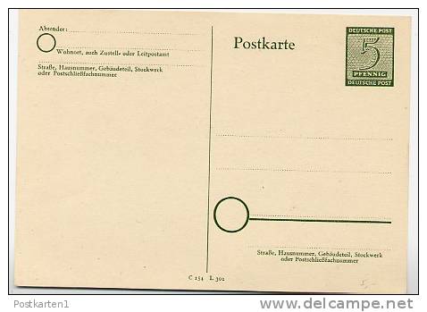 WESTSACHSEN P16 Postkarte 1945  Kat. 9,00 € - Postal  Stationery