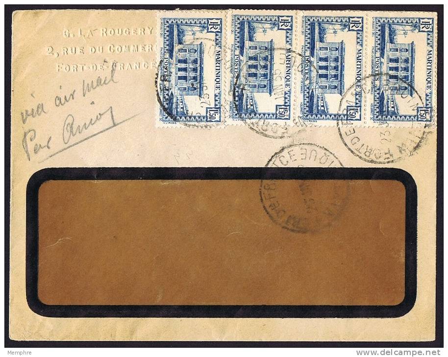 1935  Lettre De Fort De France - Briefe U. Dokumente