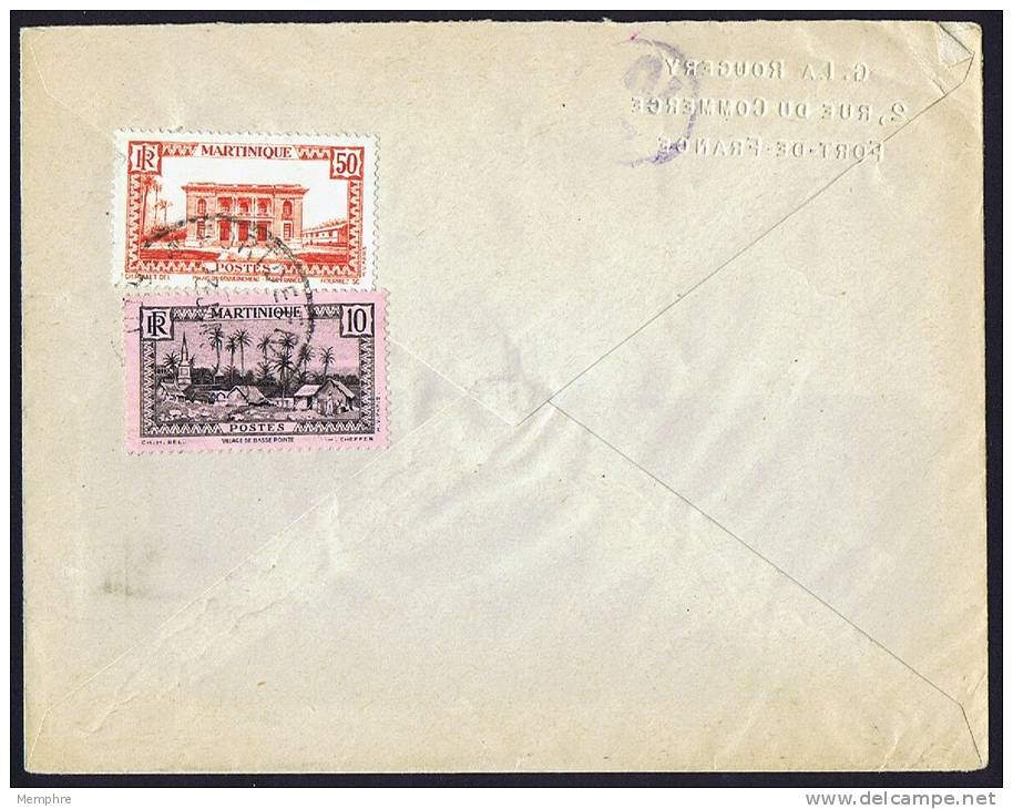 1935  Lettre De Fort De France - Briefe U. Dokumente