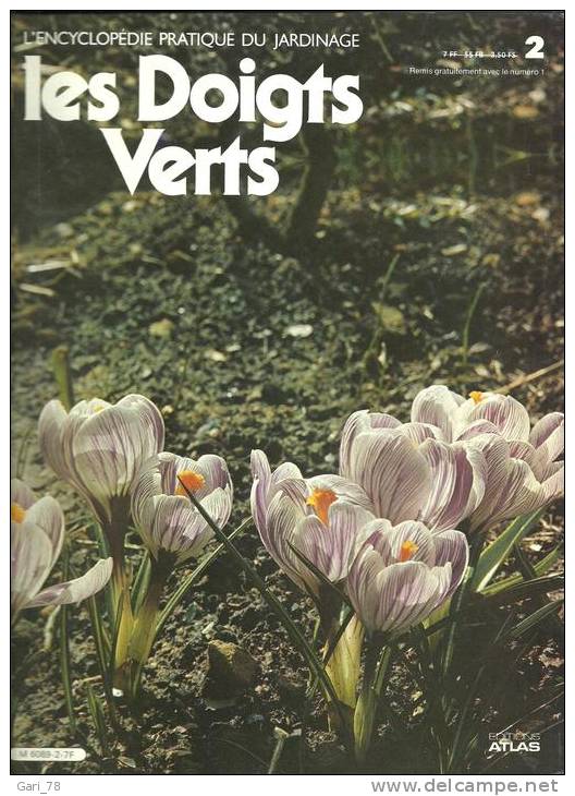 LES DOIGTS VERTS Volume N° 2 - Edition Atlas - Jardinería