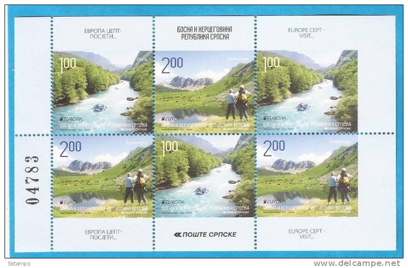 2012 BOSNIA EUROPA CEPT REPUBLIKA SRPSKA Carnet-blok-booklet NEVER HINGED - 2012