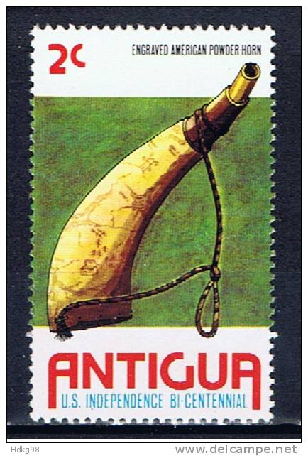 Antigua+ 1976 Mi 419 Mnh Unabhängigkeit Der USA - 1960-1981 Ministerial Government