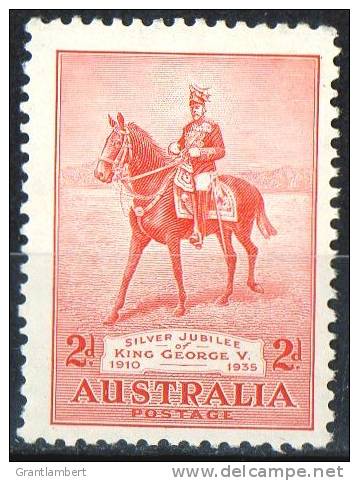 Australia 1935 2d King George V Silver Jubilee MNH - Nuevos