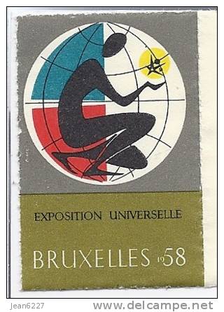 Expo 58 - Exposition Universelle, Bruxelles 1958 - Vignettes Isolée - Fantasy Labels