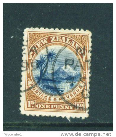 NEW ZEALAND  -  1898  Pictorial Definitives  1d   Used As Scan - Used Stamps
