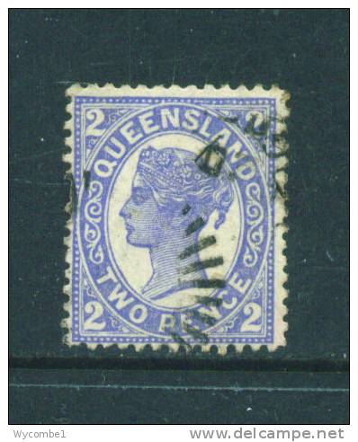 QUEENSLAND  -  1897  Queen Victoria  2d   Used As Scan - Gebruikt