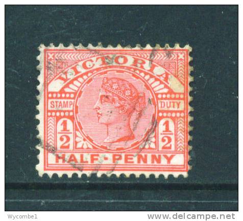 VICTORIA  -  1886  Queen Victoria  1/2d   Used As Scan - Used Stamps
