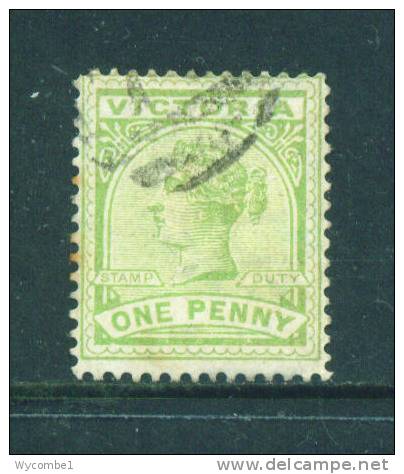 VICTORIA  -  1886  Queen Victoria  1d   Used As Scan - Used Stamps