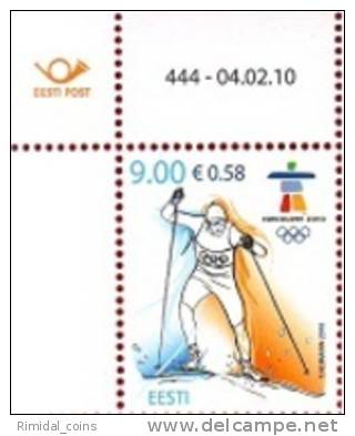 Estonia, Estland, Stamp - Winter Olympic Games Vancouver, 2010 - Winter 2010: Vancouver