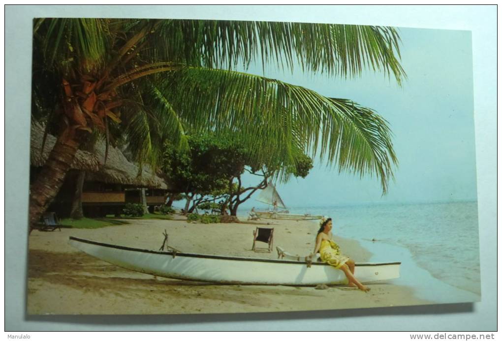 La Jolie Plage De L'hôtel Bali à Maharepa, Moorea - Tahiti