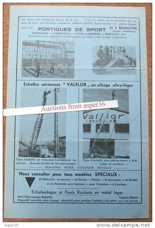 Brochure "Echelles, Ets Gossiaux, Rue Longchamps, Baisy-Thy (Genappe)" - Colecciones
