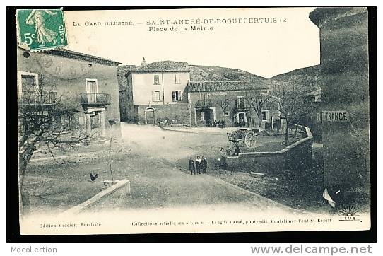 30 SAINT ANDRE DE ROQUEPERTUIS /       Place De La Mairie      / - Autres & Non Classés