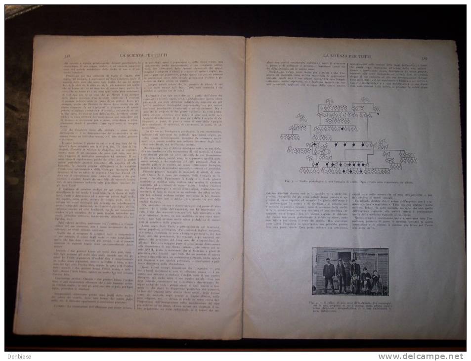 La Scienza per Tutti 15/10/1912: Pellerossa, indigeni Americani, aereoplani, biplani, sottomarino, eugenica, scoiattolo,