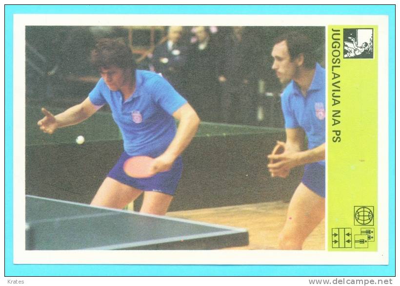 Svijet Sporta Cards - Table Tennis    139 - Tennis De Table