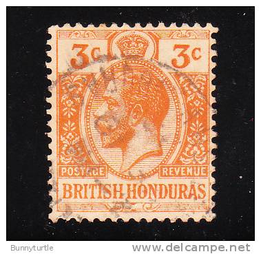 British Honduras 1922-23 Typo 3c King George Used - Honduras Britannico (...-1970)