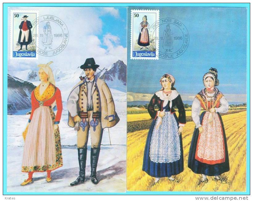 Postcard  - National Costume, Yugoslavia    (6433) - Zonder Classificatie